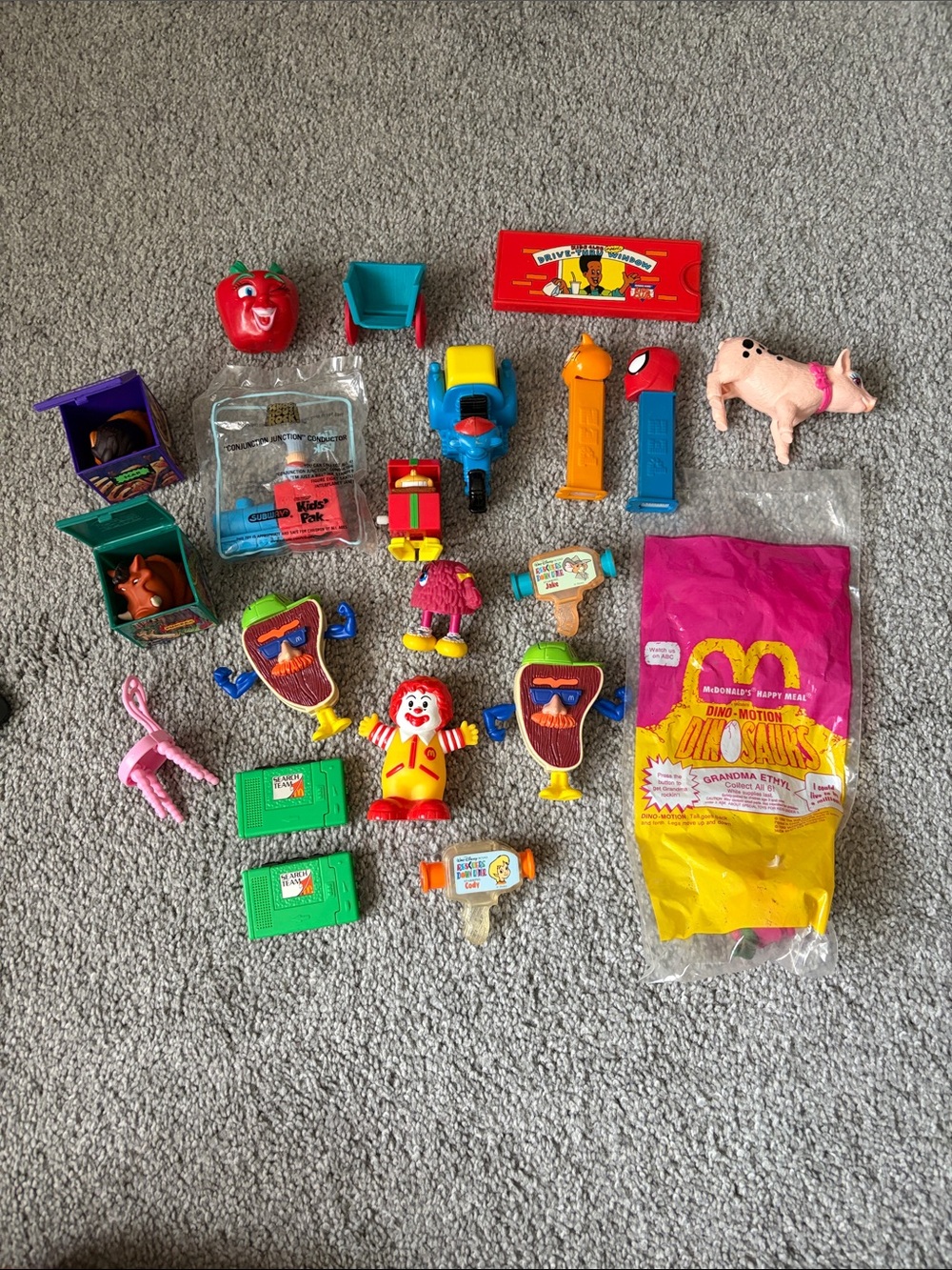 McDonald's Multicolor Vintage Happy Meal Toy Lot